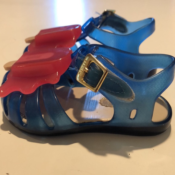 EUC Mini Melissa Popsicle Fishermen Jelly’s sz 5 - Picture 3 of 9